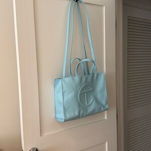 Baby blue telfar bag
